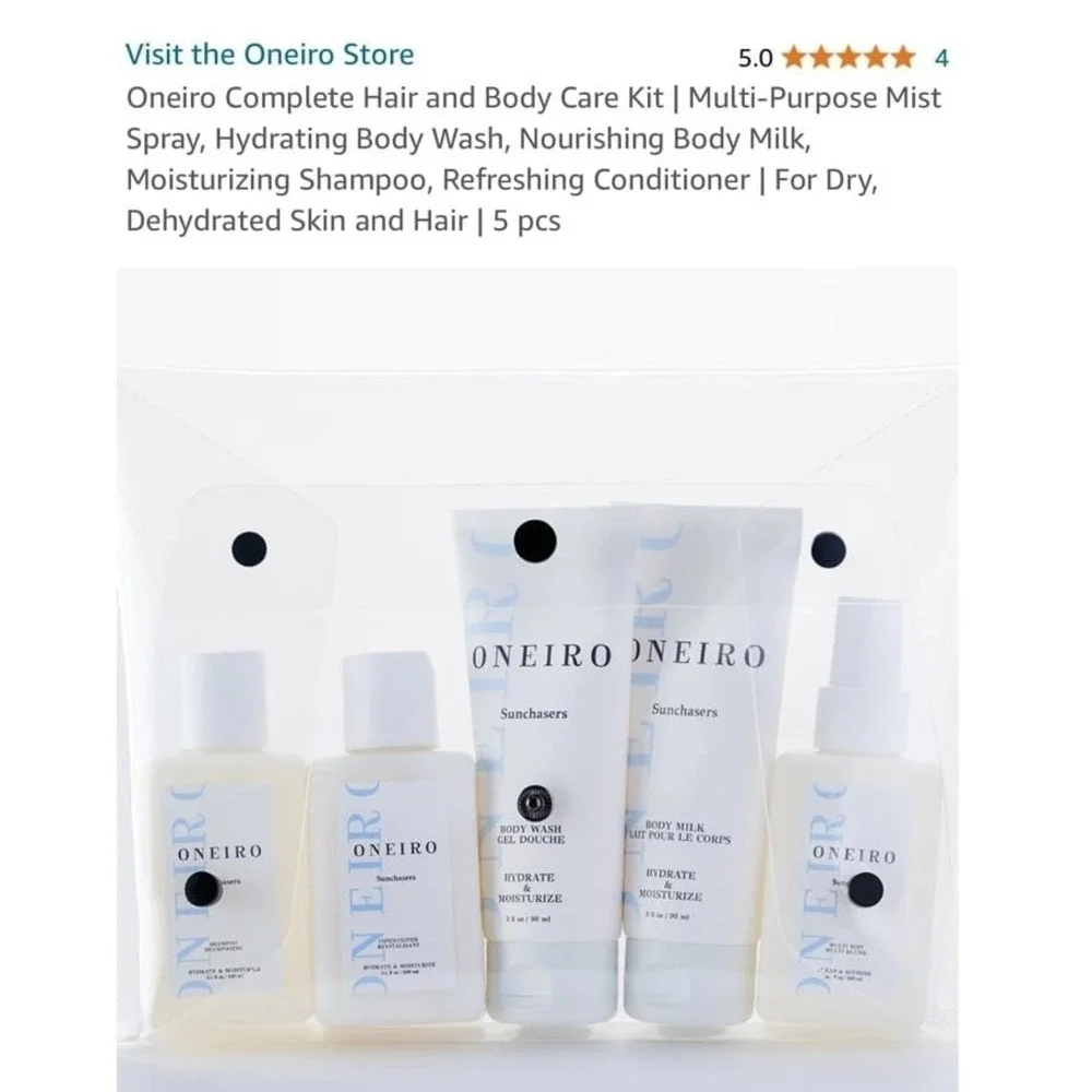 NEW Oneiro complete hair and body kit